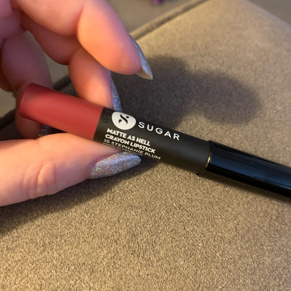Sugar Matte as Hell lipstick crayonStephanie plum